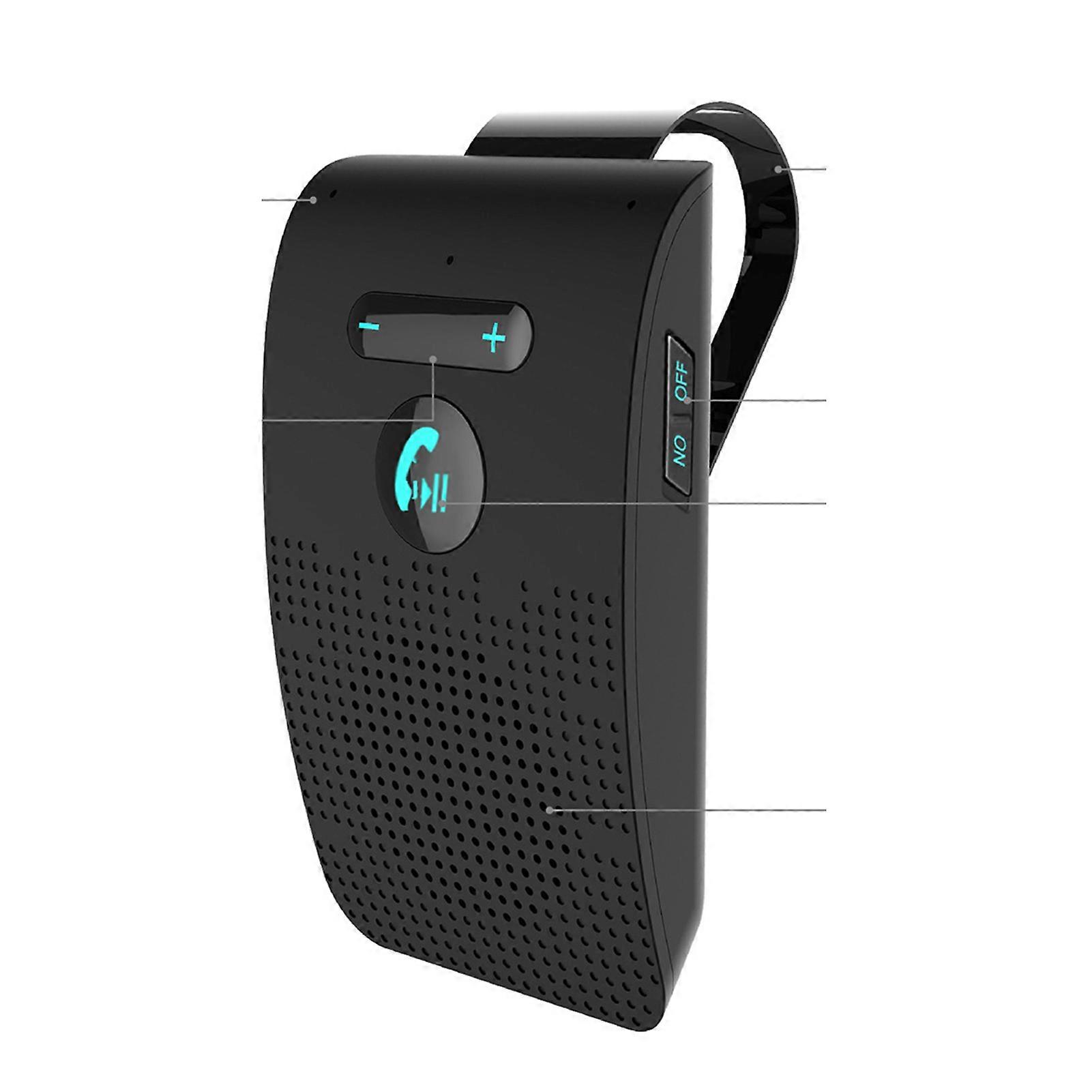 Car Sun Shield Bluetooth Hands Free Automatic Switcher 1 to 2 Voice Broadcast for Auto