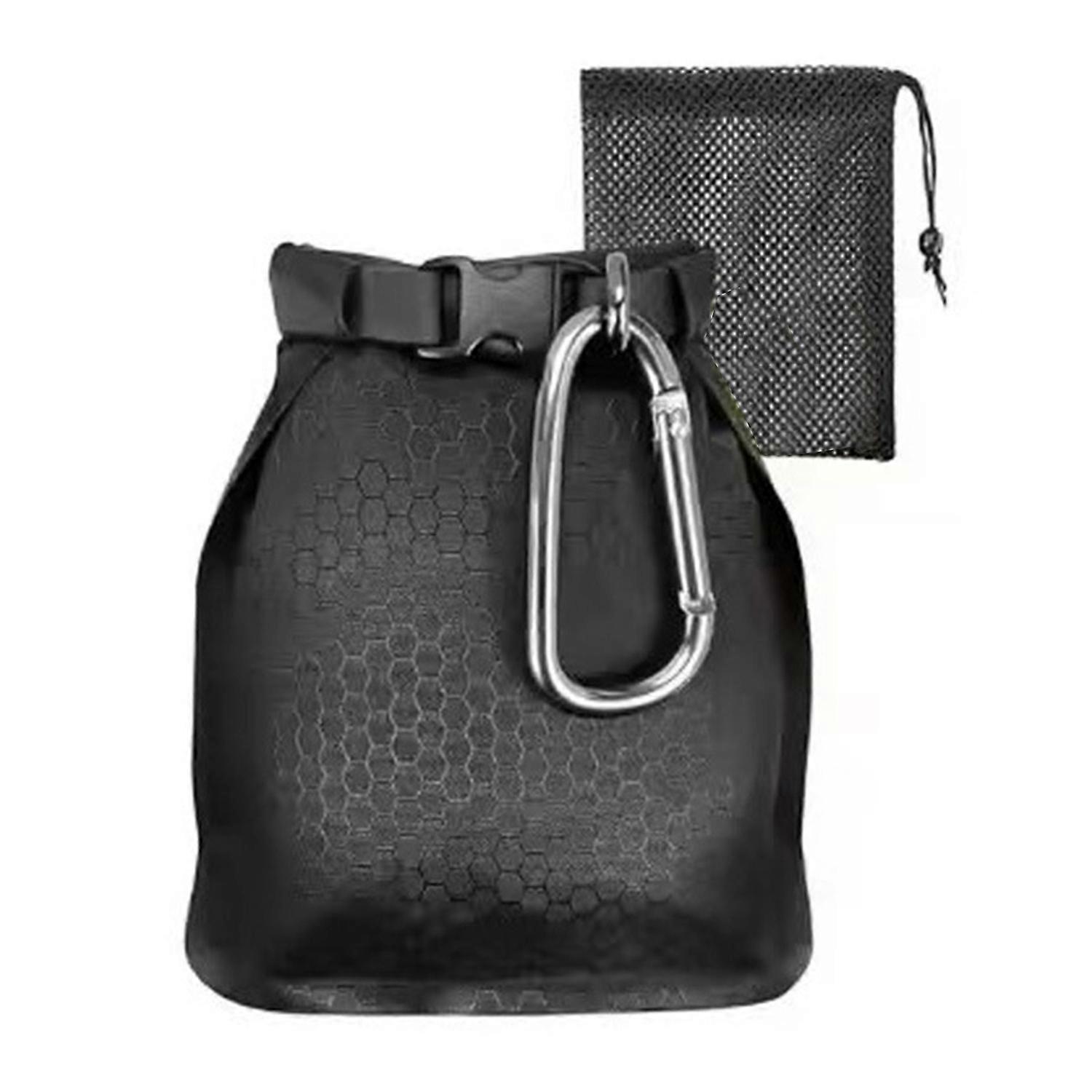 2st Resa Tvål Påsar Roll-up Dragkedja Design Vattentät Läckage-Resistent Resa Tvålbehållare Snabb