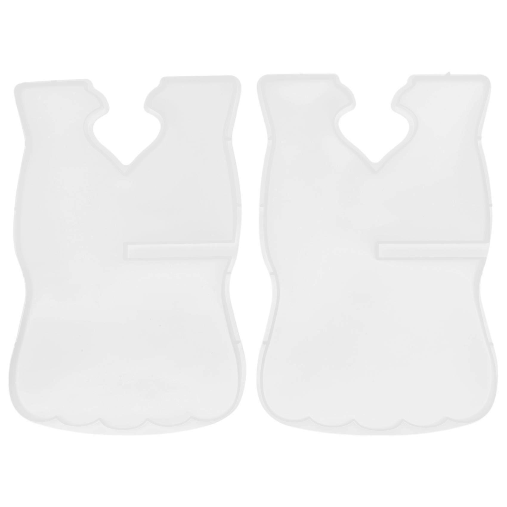 2Pcs Book Stand Silicone Mold Eid Resin Folding Book Stand