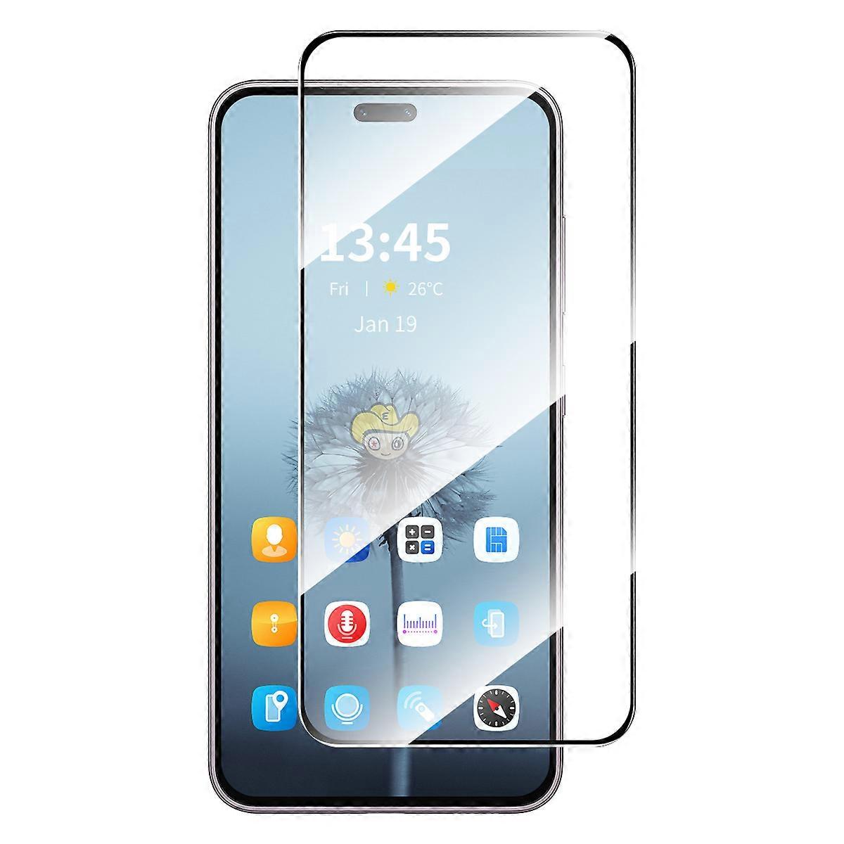 Honor X8c 4GスクリーンプロテクターENKAY HAT PRINCE 9Hシルク印刷0.26mm強化ガラスに対応