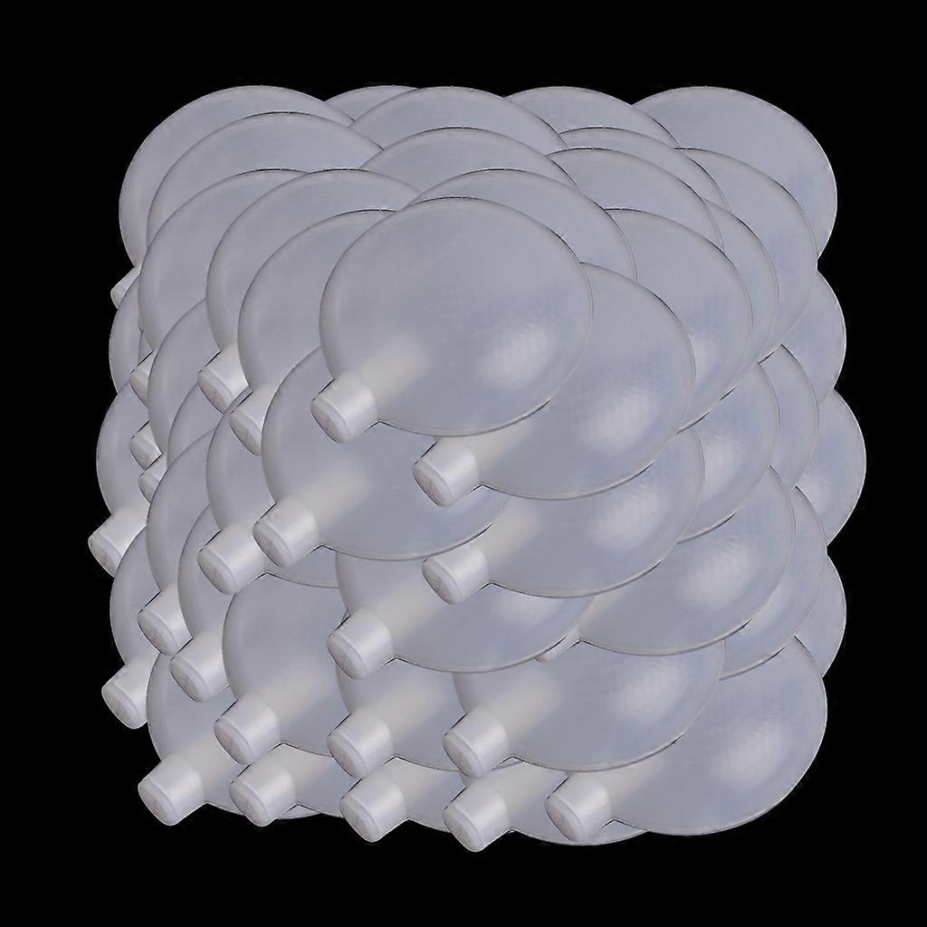 50PCS Pet Toy Squeaky Inserts Toy Squeaker Replacements 42mm for Pet Dog for Cat Interactive Toy Squeaky Balls  White