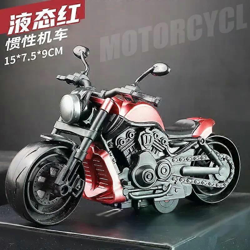 慣性オートバイモデルシミュレーションオートバイプルバックおもちゃ車ミニビークル卓上飾り収集可能な工芸品モデルおもちゃ