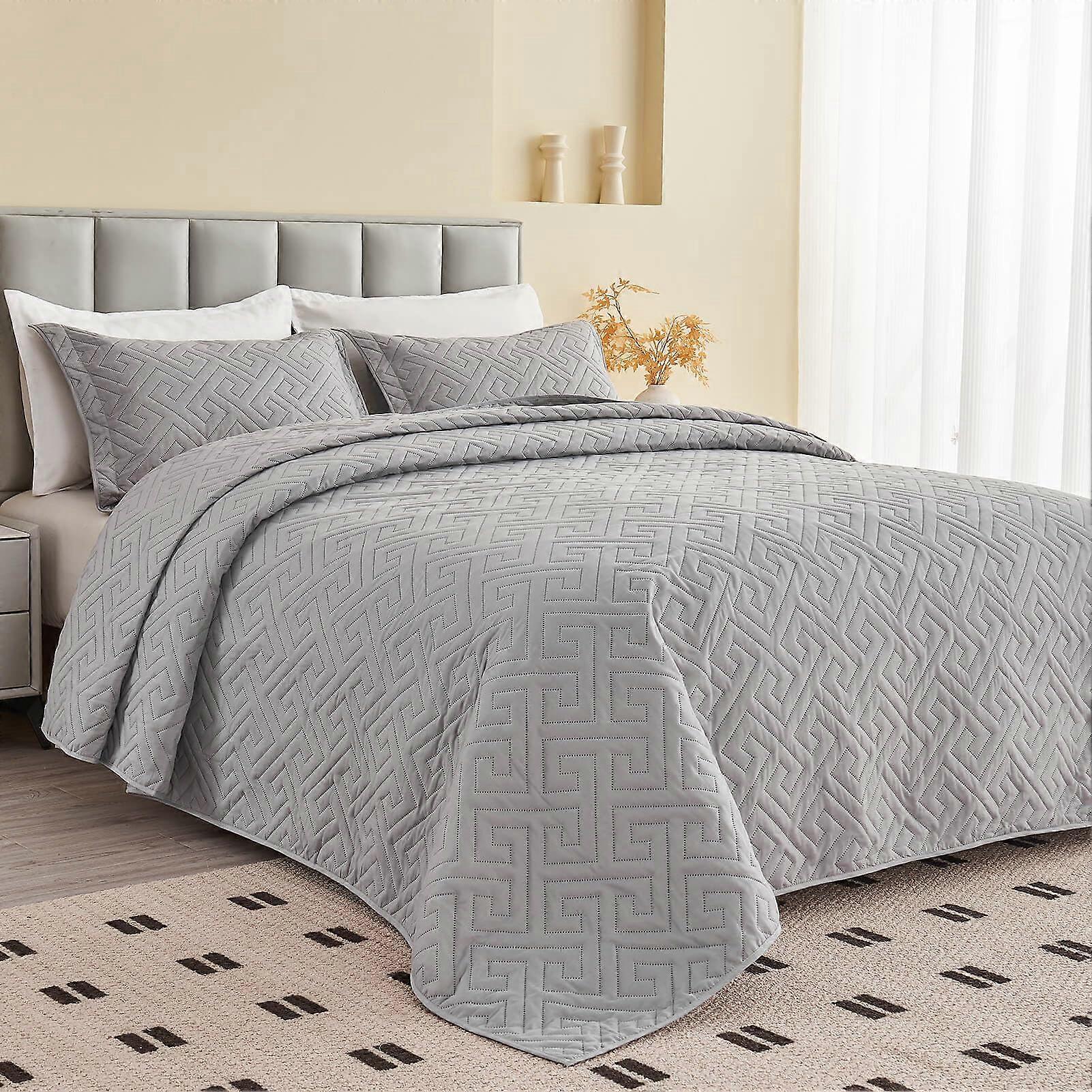 Oversized Quilt For Extra Tall King Bed Cal King 128x120 One Set