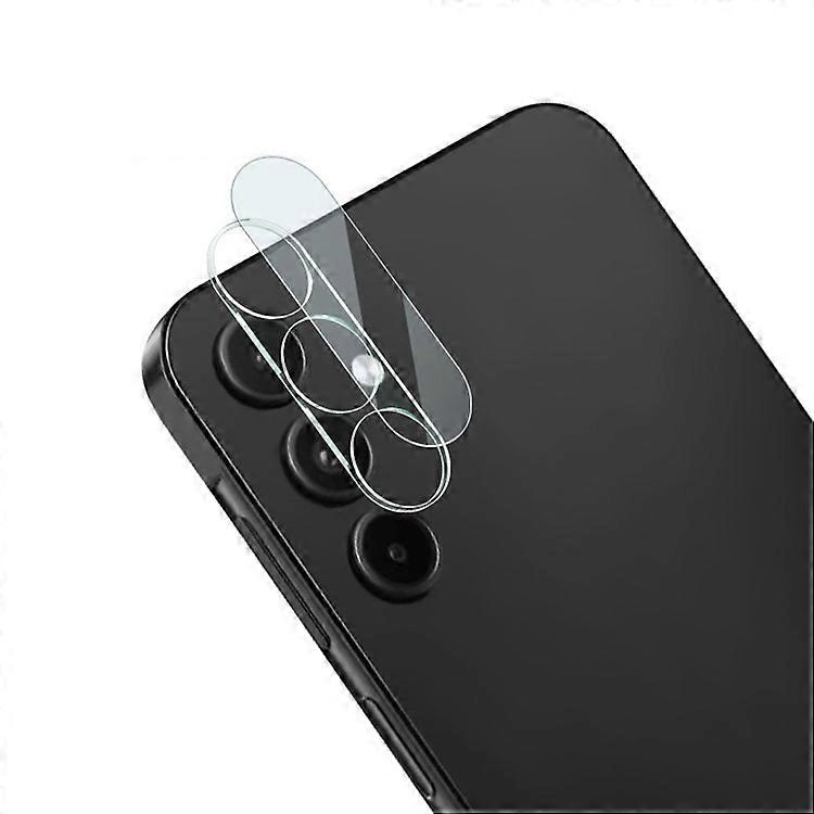 IMAK Compatible For Samsung Galaxy A55 5G Camera Lens Protector Tempered Glass+Acrylic Lens Cap Anti-Scratch