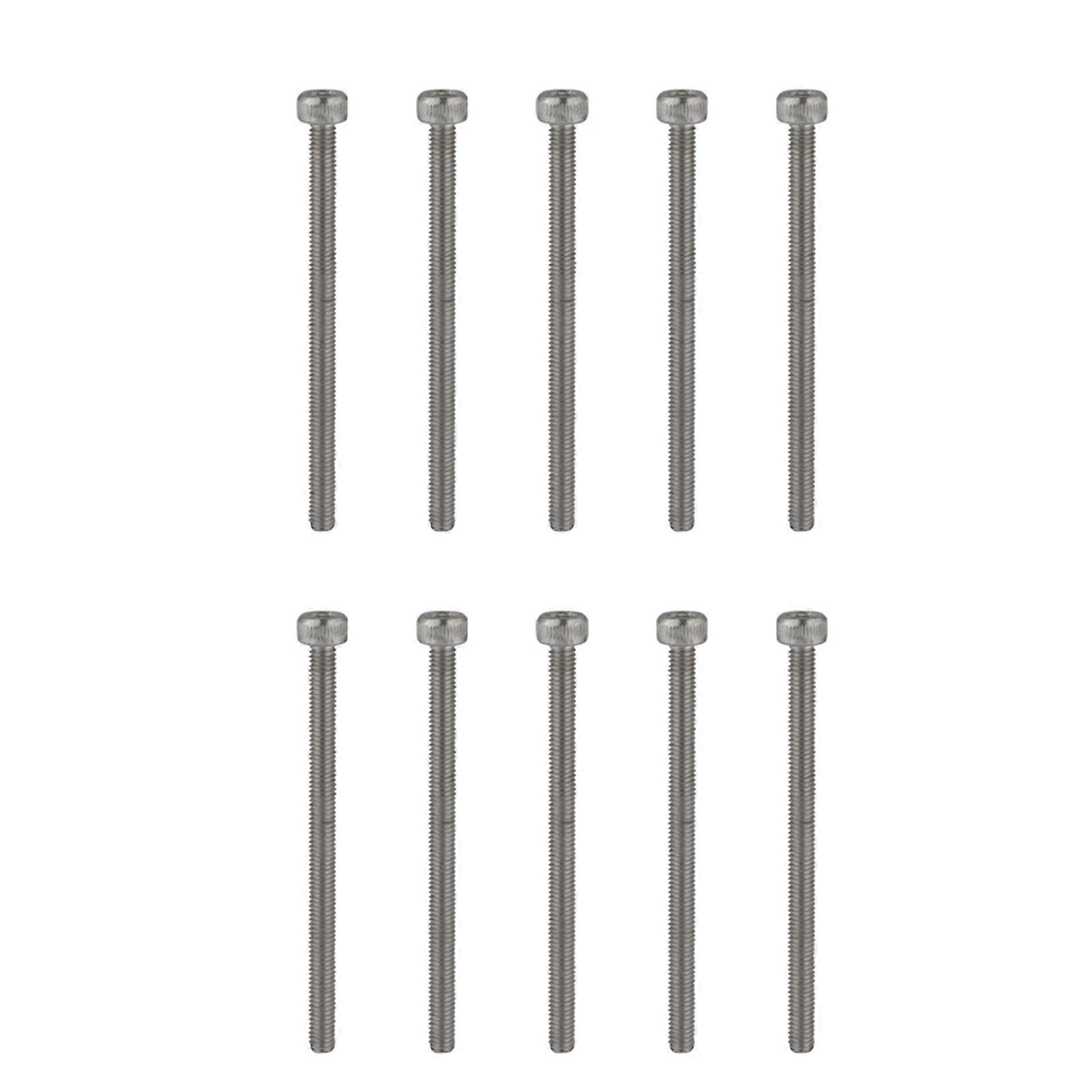 10Pcs M3 x 45MM Stainless Steel Hex Socket Head Cap Screw Bolt for 3D Printer