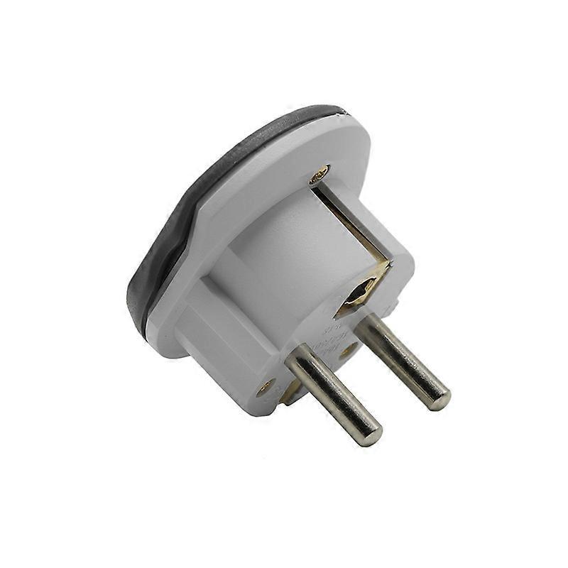 16A high current pure copper grounding German standard conversion plug(2pcs)