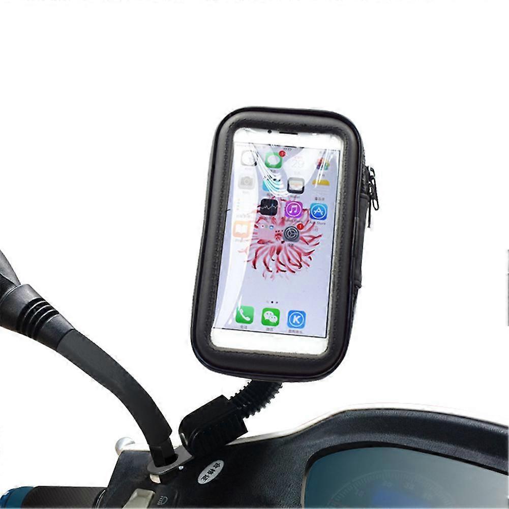 Mobile phone bag, motorcycle scooter, rearview mirror navigation bracket bag