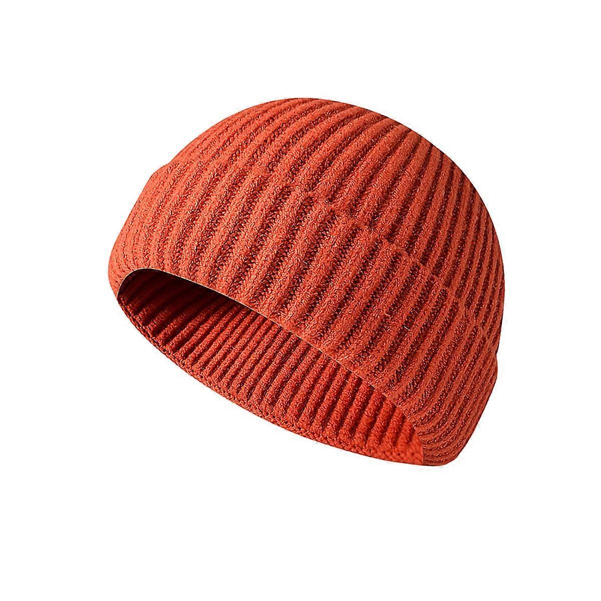 Fisherman Beanie for Men and Women Knit Trawler Watch Cap Short Cuffed Warm Knit Hat in Various Colors