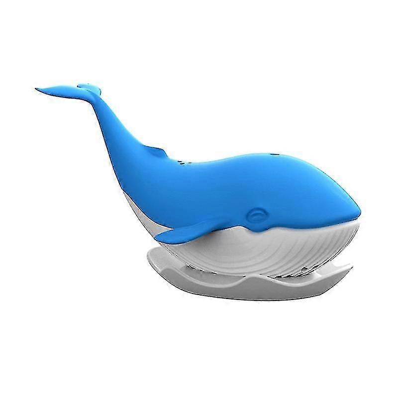 Cute Whale Design Silicone Tea Infuser Leaf Strainer Filter Diffuser Drink Tool