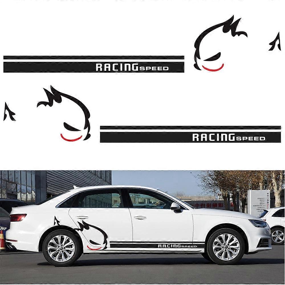 2 PCS/Set D-49 Evil Rabbit Pattern Car Modified Decorative Sticker