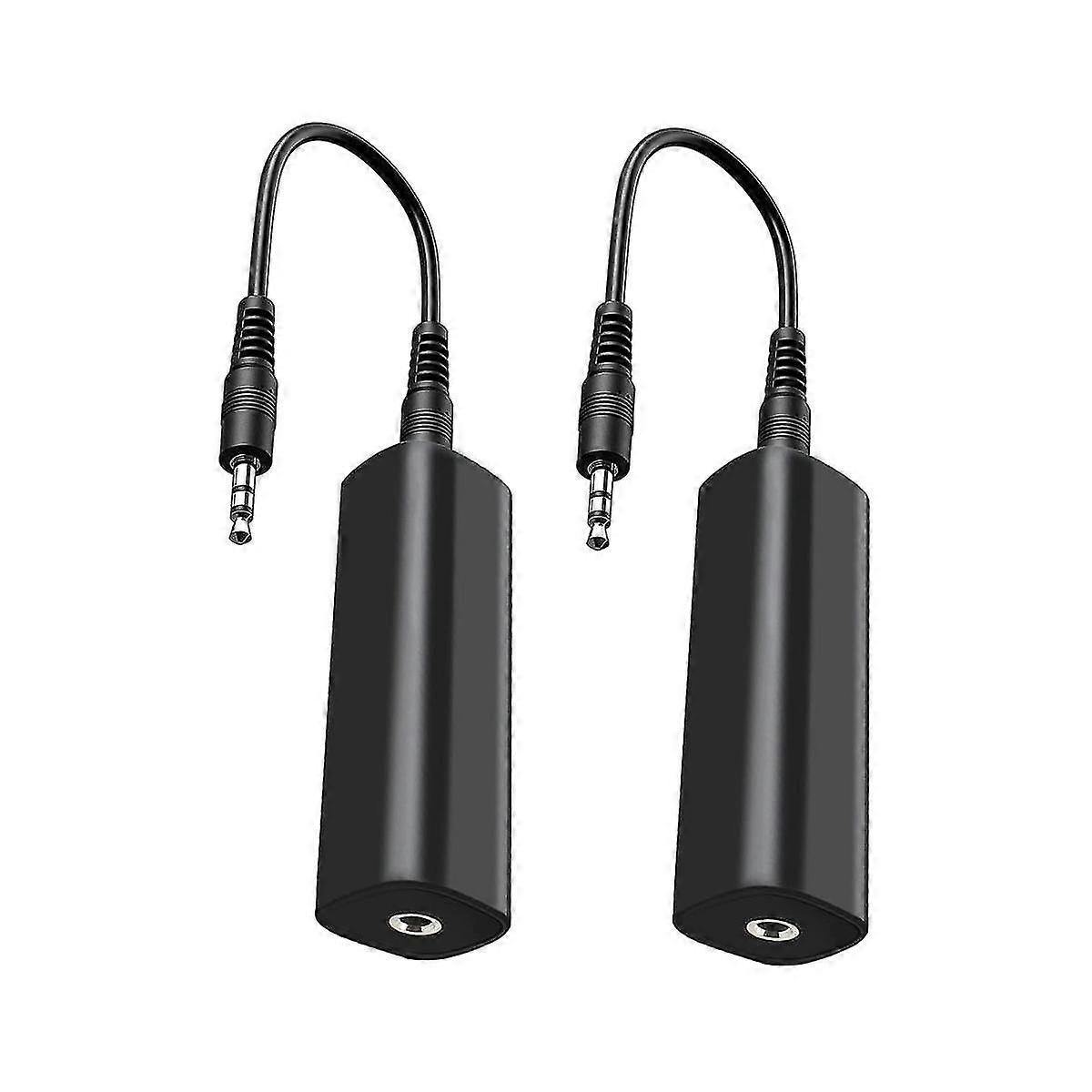 Ground Loop Isolator Noise Filter Compatible with Car Audio/Home Stereo,2 PCS Ground Loop Noise Isol