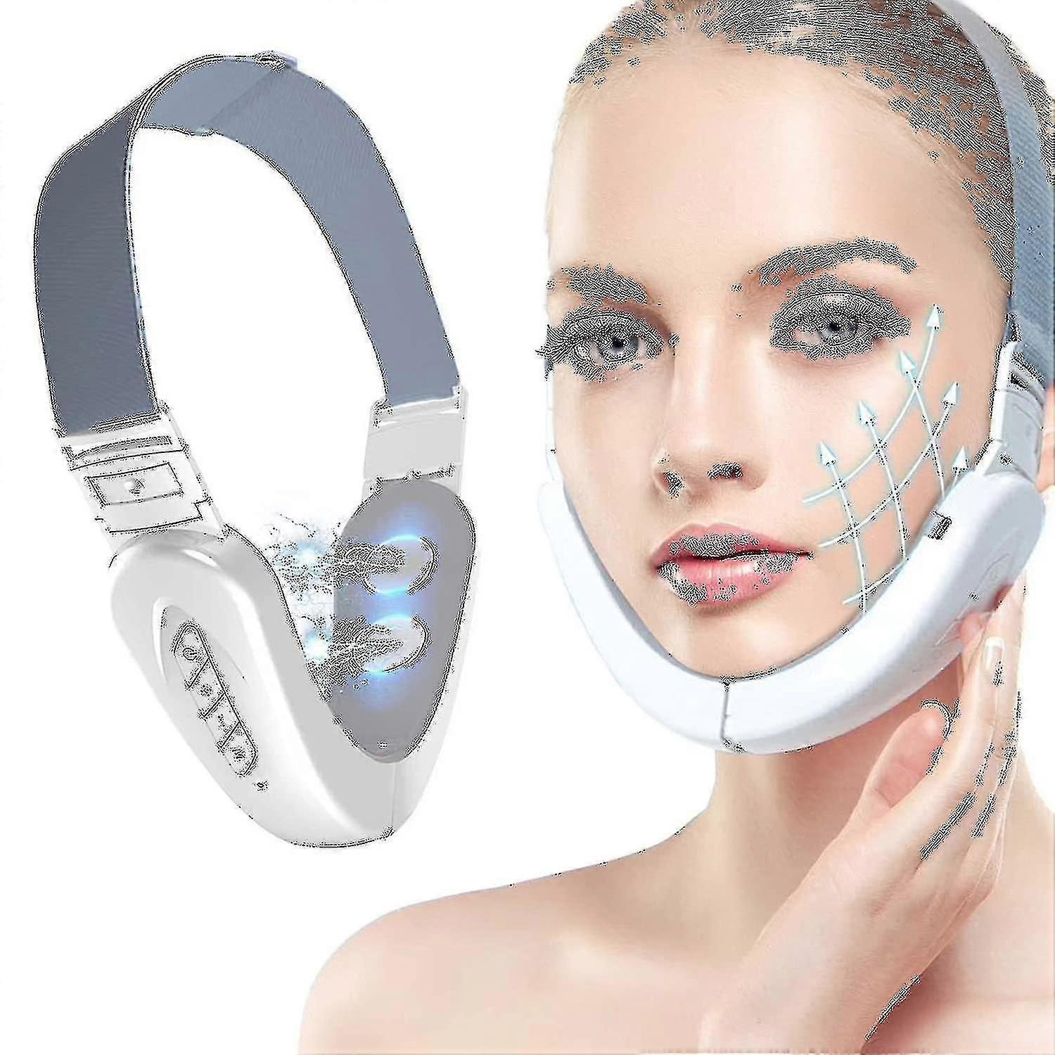 Double Chin Reducer Machine, Ems Face Lifting Machine, Electric V-face Shaping Beauty Belt, Firming