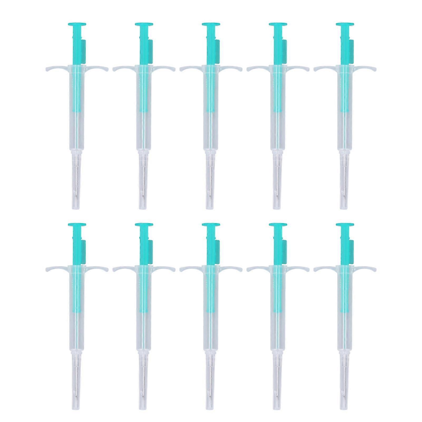 10 stks RFID Microchip Implantaat Kit 1.4x8mm Universele Standaard ISO 134.2KHz ICAR Gecertificeerde Huisdier Microchip Tags