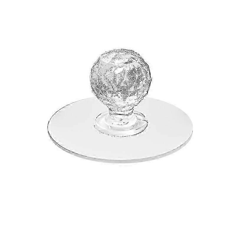 LM  8pcs Knobs Handle Round Drawer  Crystal HCG