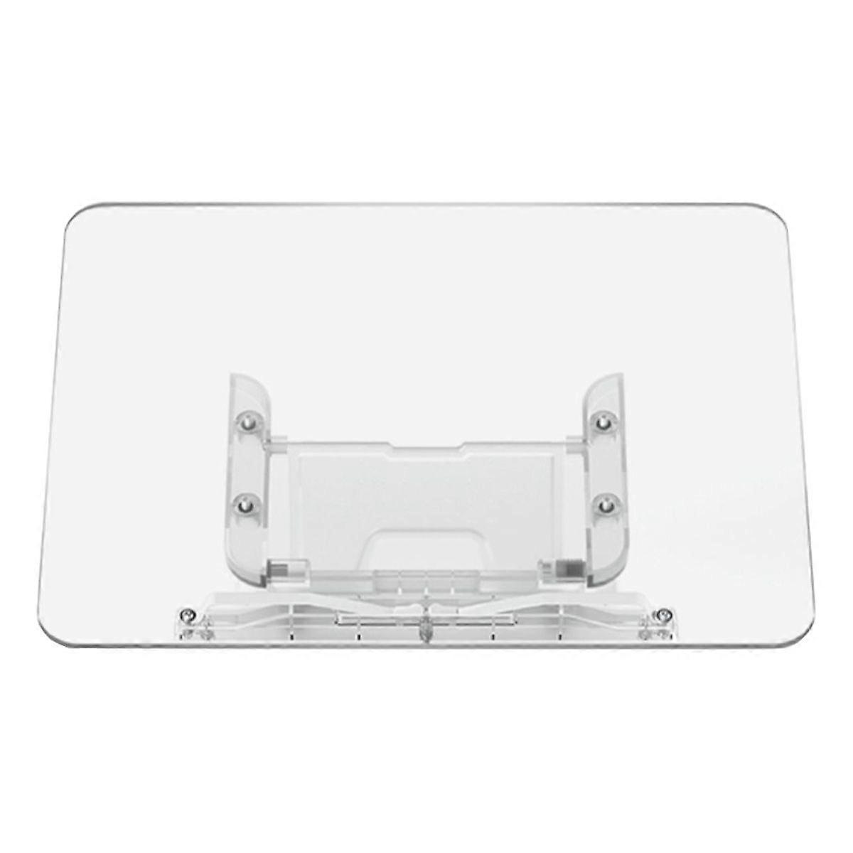 Acrylic Book Stand, Angle Adjustable, Foldable Cookbook Stand, Lightweight Holder