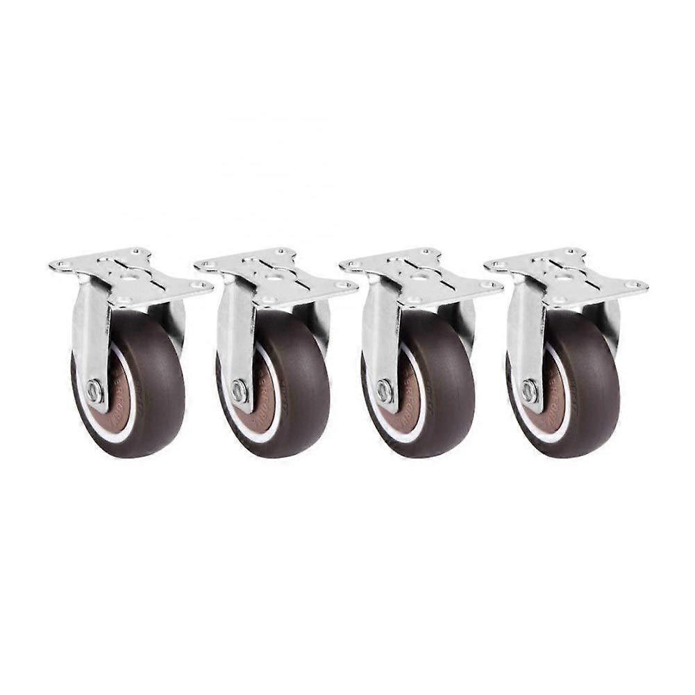 XianglaaWheel casters, 4Pcs 2in Universal Casters, Platform for Trolley Chair, Low Noise