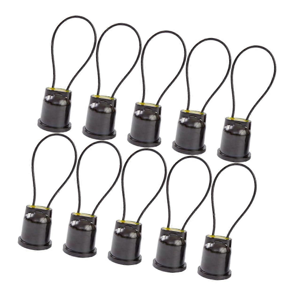 10pcs E27 Screw Lamp Holder Light Base Easy Install Retro Style for Home Restaurant Bar