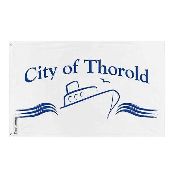 Flag - Thorold - 96 x 144 cm - Polyester - Double-sided print - Iron eyelets