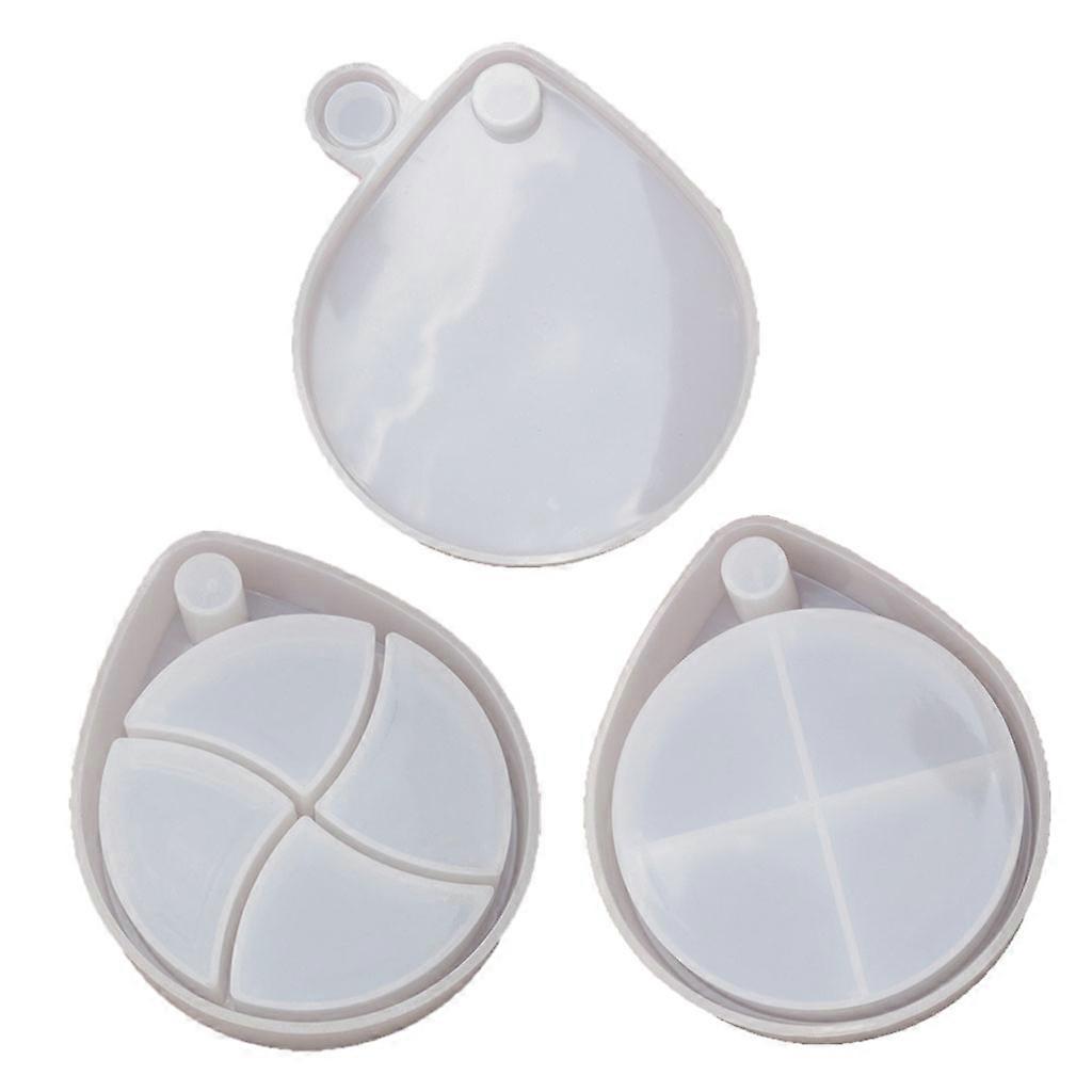 Silicone Jewelry Organizer Storage Box Mold Epoxy Resin Molds with Trays Rotating Box Resin Mold with 3/4/5/6 Layer Bear