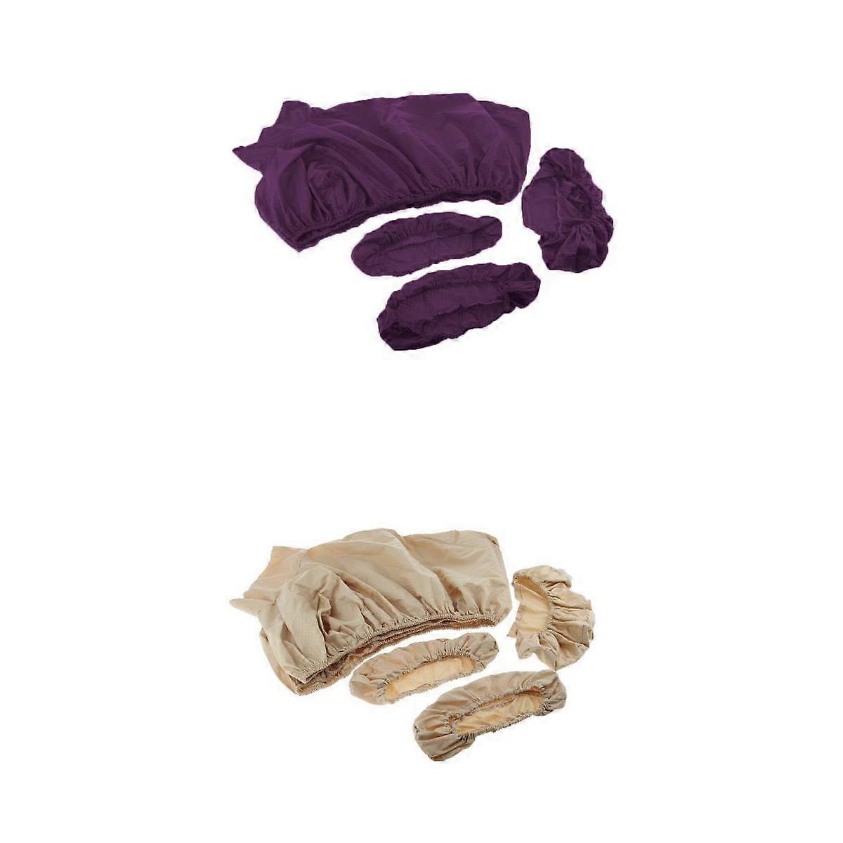 2 Sets Soft Massage Table Bed Sheet Pillowcase