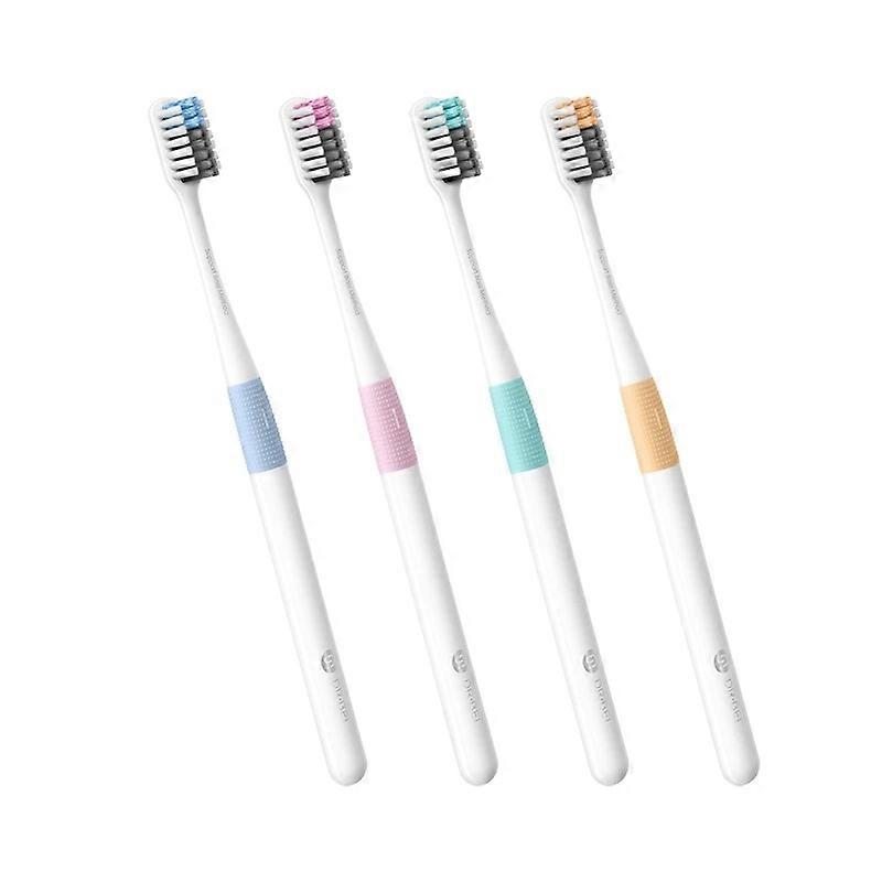 4 in 1 COMPATIBLE Xiaomi Mijia Dr.Bei Bass Method Soft Toothbrushes