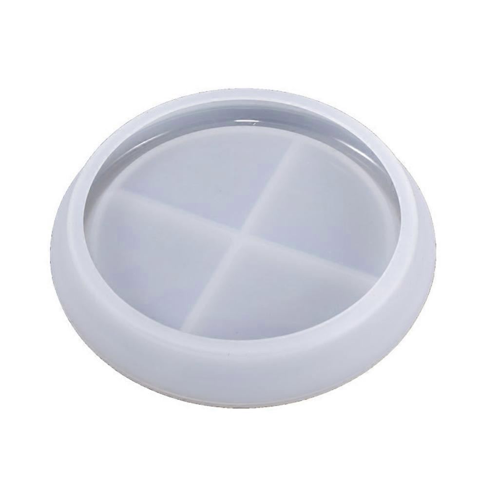 יציקת סבון גבס עובש אפוקסי DIY מלאכת יד עובש צלוחית עגולה קריסטל אגת תחתית עובש ספל מגש כרית עובש יציקת שרף