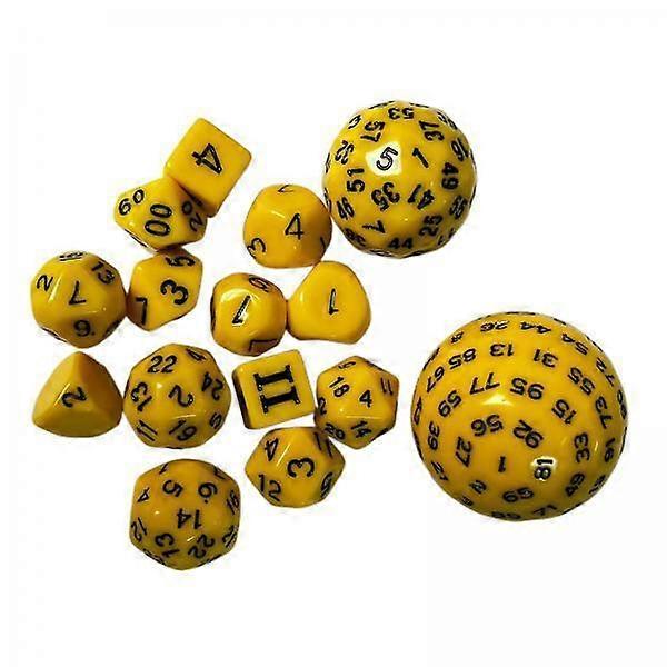 6x15Pcs Entertainment Toys Dice Game for Role Playing Table Games Party Favors