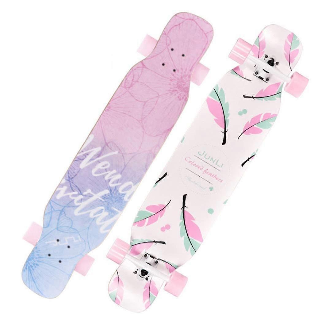 Yeenuo 43 x 9 pouces complet skateboard longboard cruiser pour adolescent