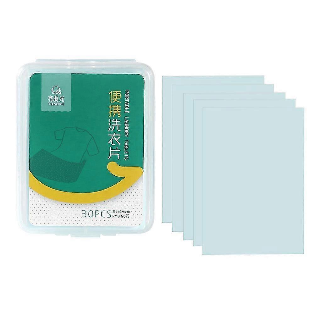 Travel Laundry Detergent Sheet Soap Hands Slice Sheets Laundry Paper Sheets Travel
