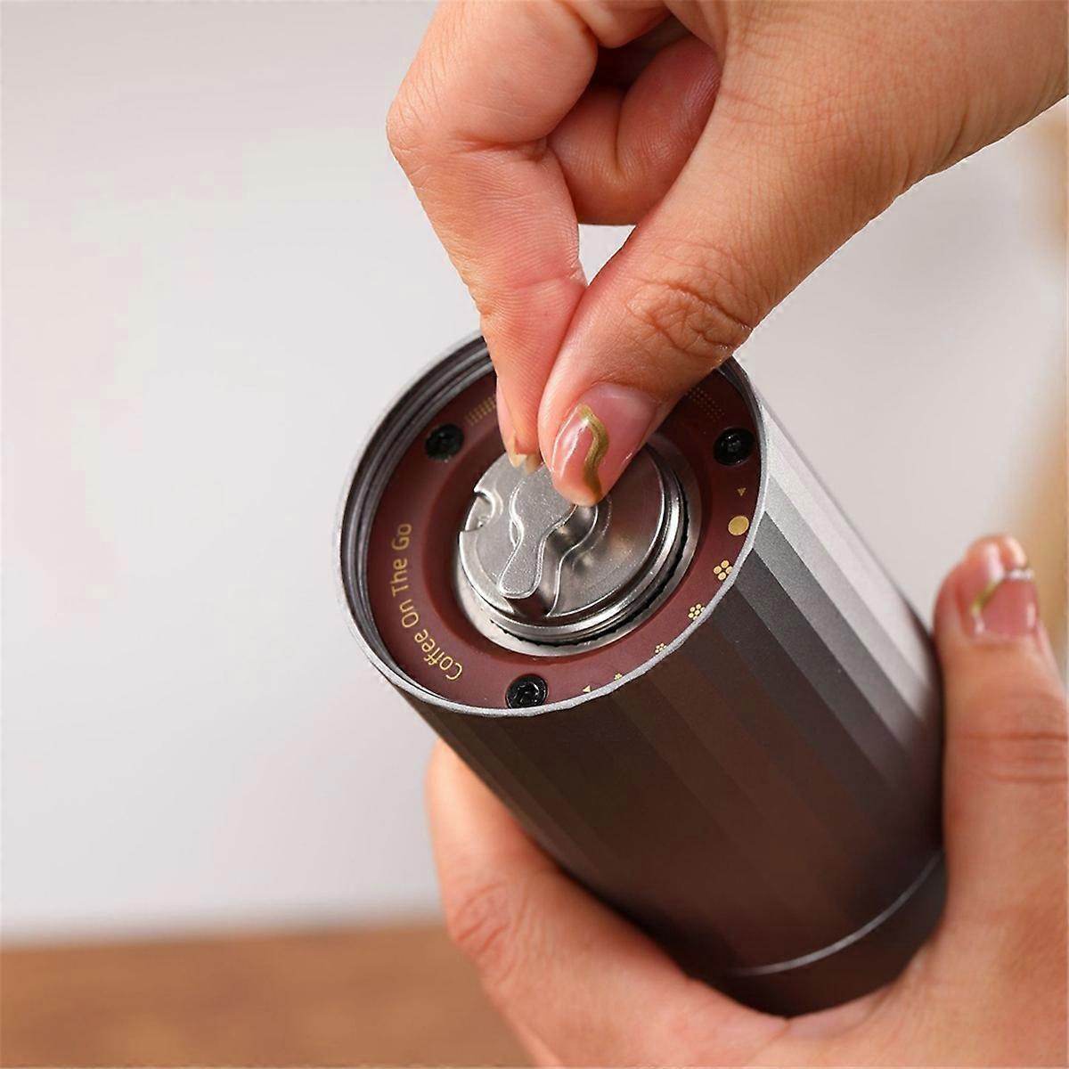 Coffee Grinder Electric Burr Portable: Small Espresso Bean Mill