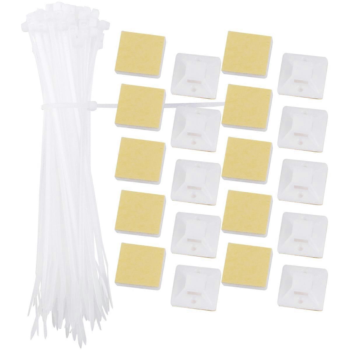 Versatile Cable Management System with Adhesive Anchors