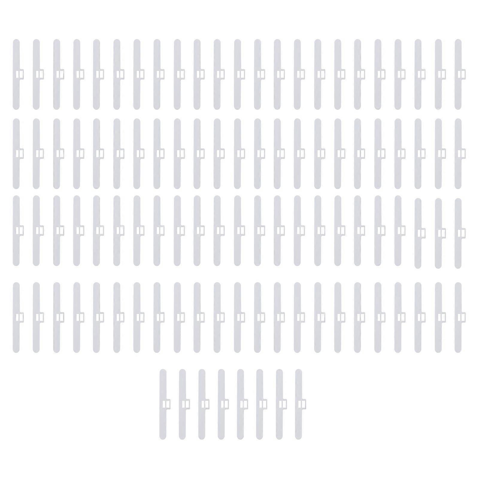 100pcs Vertical Blind Accessories Blinds Replacement Spares for Home (White)