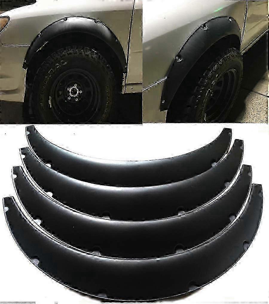 3.5 / 90mm 4個ユニバーサルフレキシブルエクストラワイドボディカーフェンダーフレアホイールアーチ