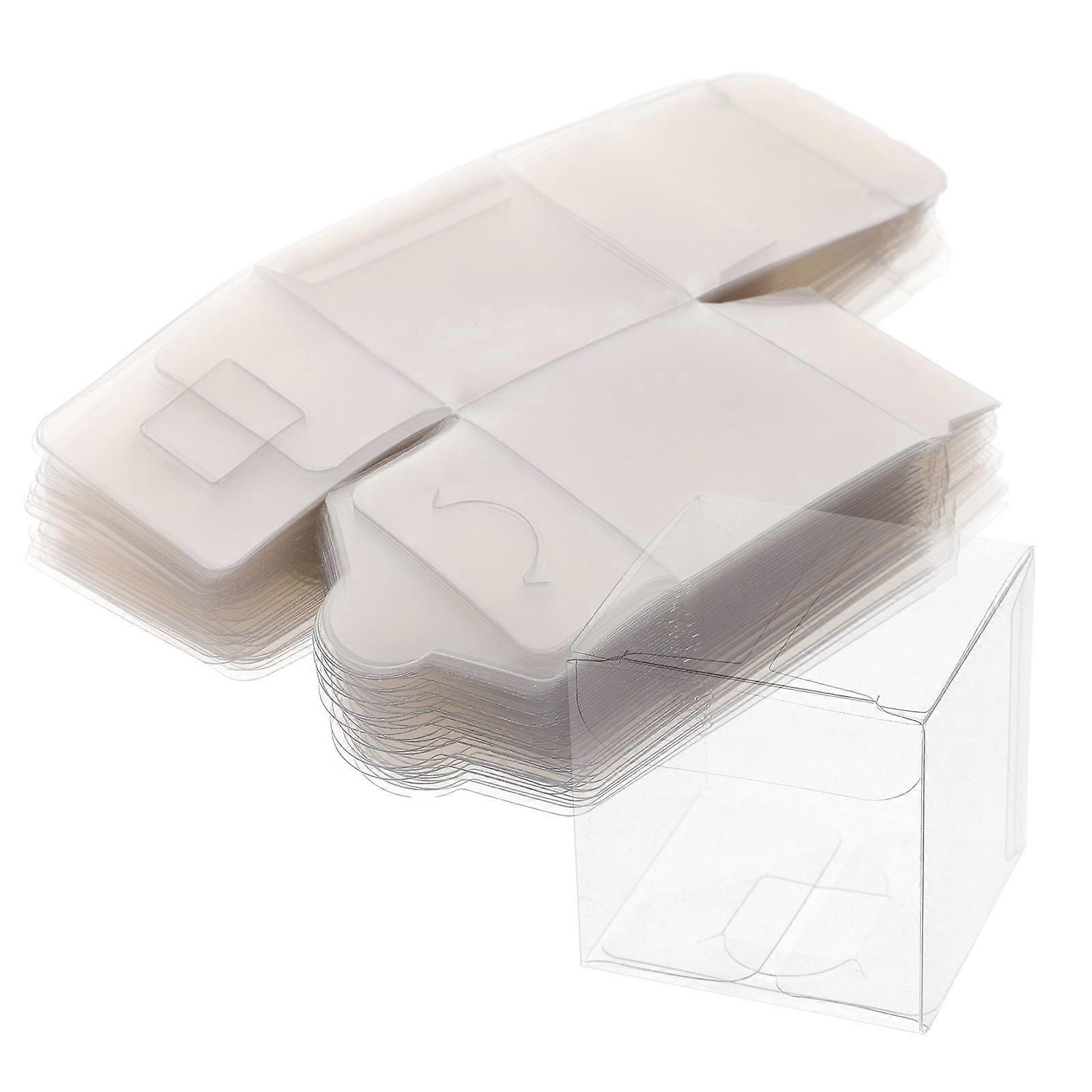 Plastic Box Clear Packing Box for Packing 50Pcs Transparent Candy Boxes