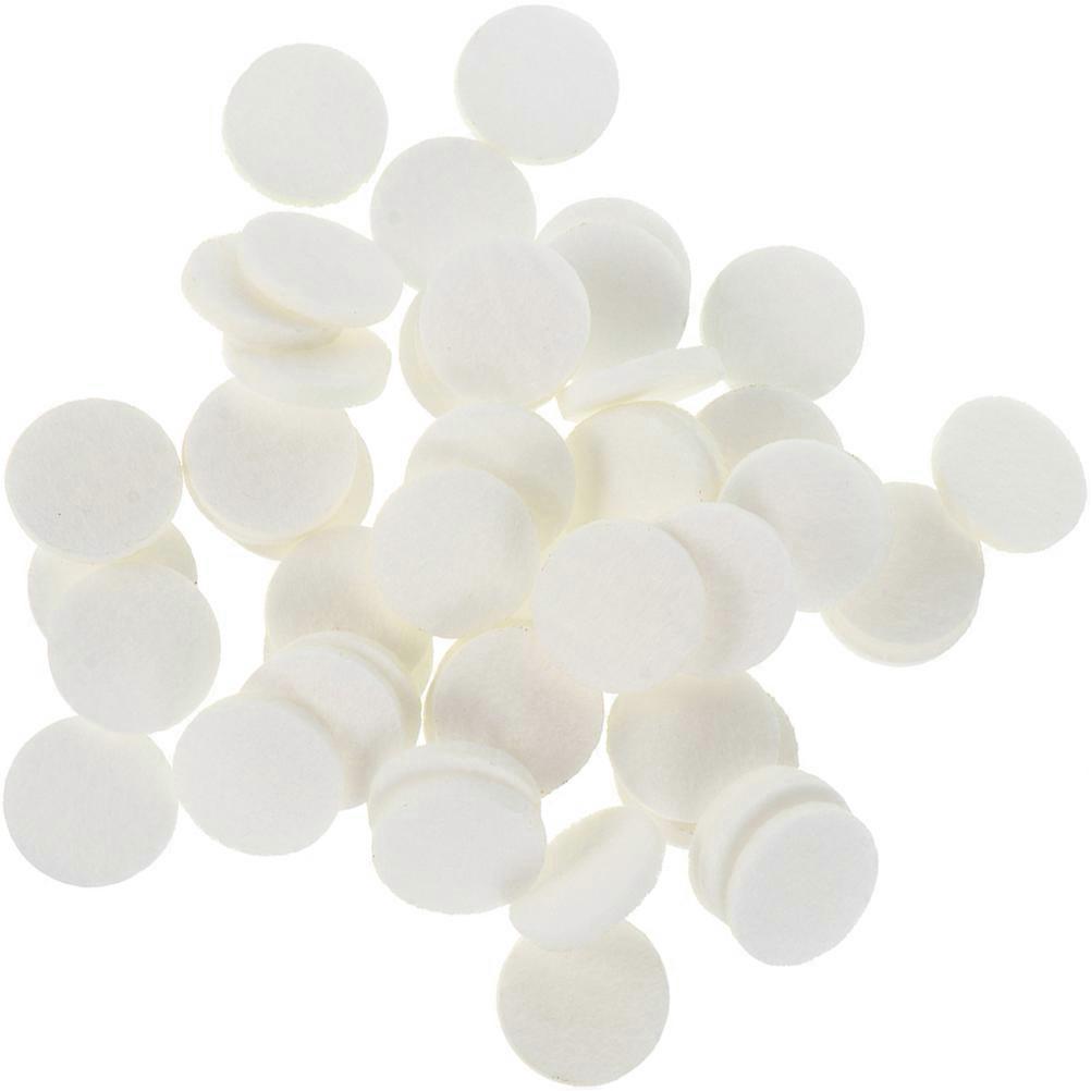 100pcs Cotton Aroma Pads – Replaceable Essential Oil Refill for Aromatherapy Necklaces, Diffusers & Home Fragrance Use