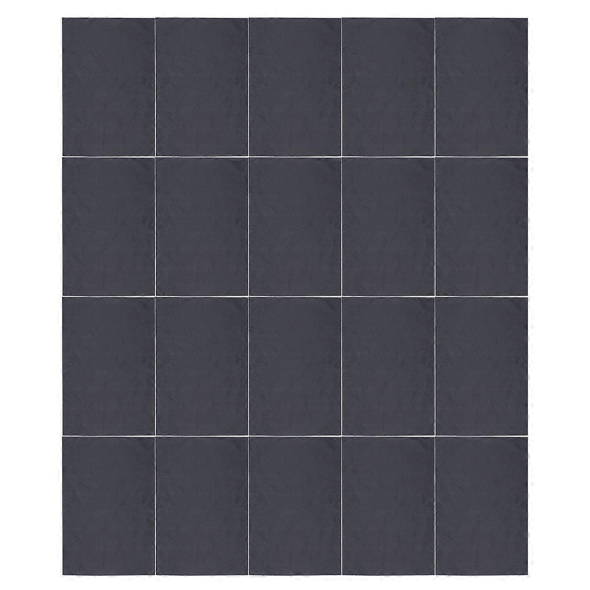 Sheets Flower Bouquet Wrapping Paper Solid Color Wrapper Packaging Material for Valentine's Day 36Pcs Black