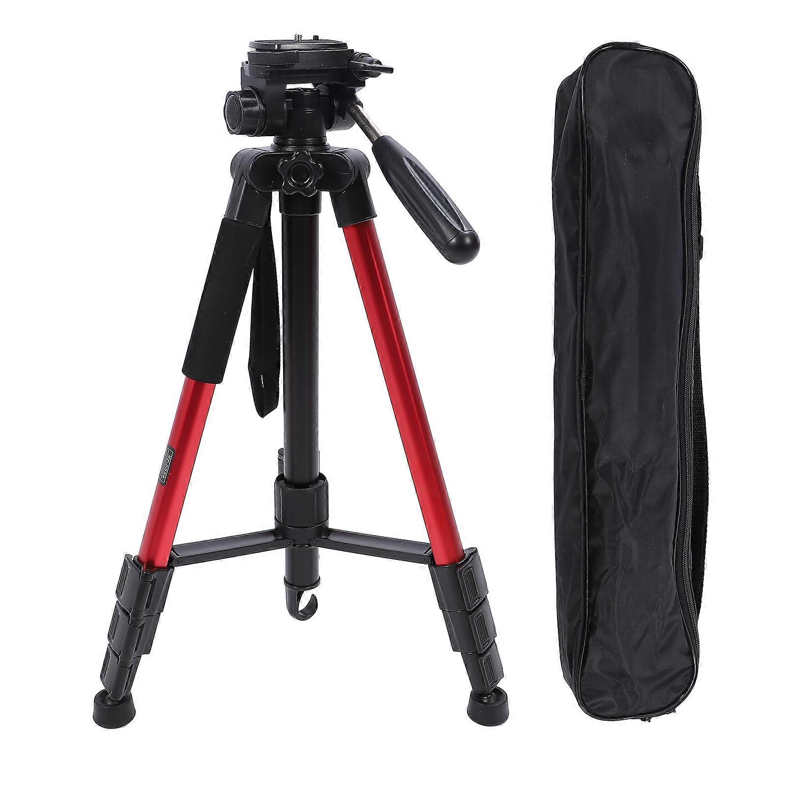Stable Aluminum Alloy Camera Tripod - Adjustable Height, Multifunctional, Easy Installation