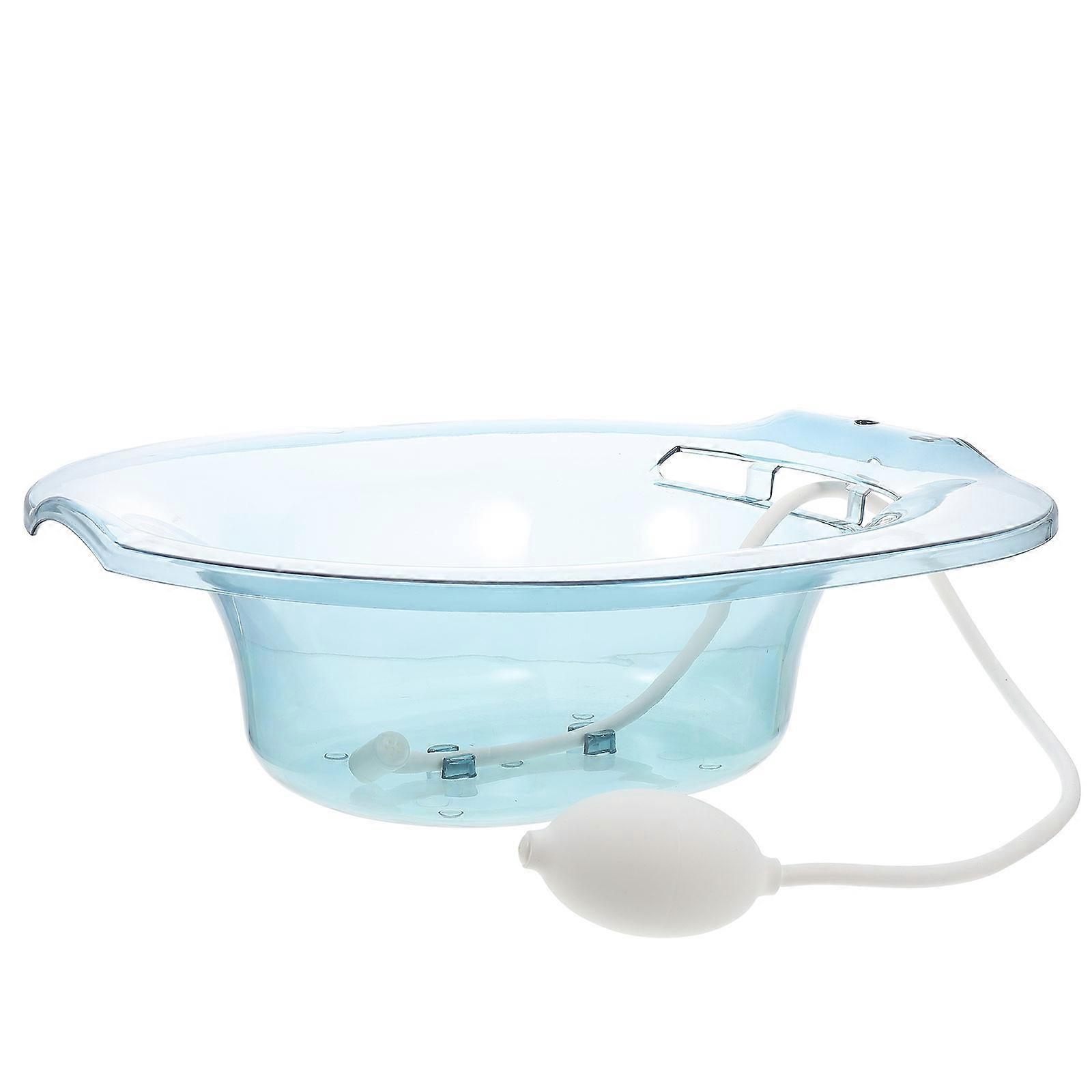 Blue Postpartum Care Washing Basin Plastic for Sitz Bath 1Set