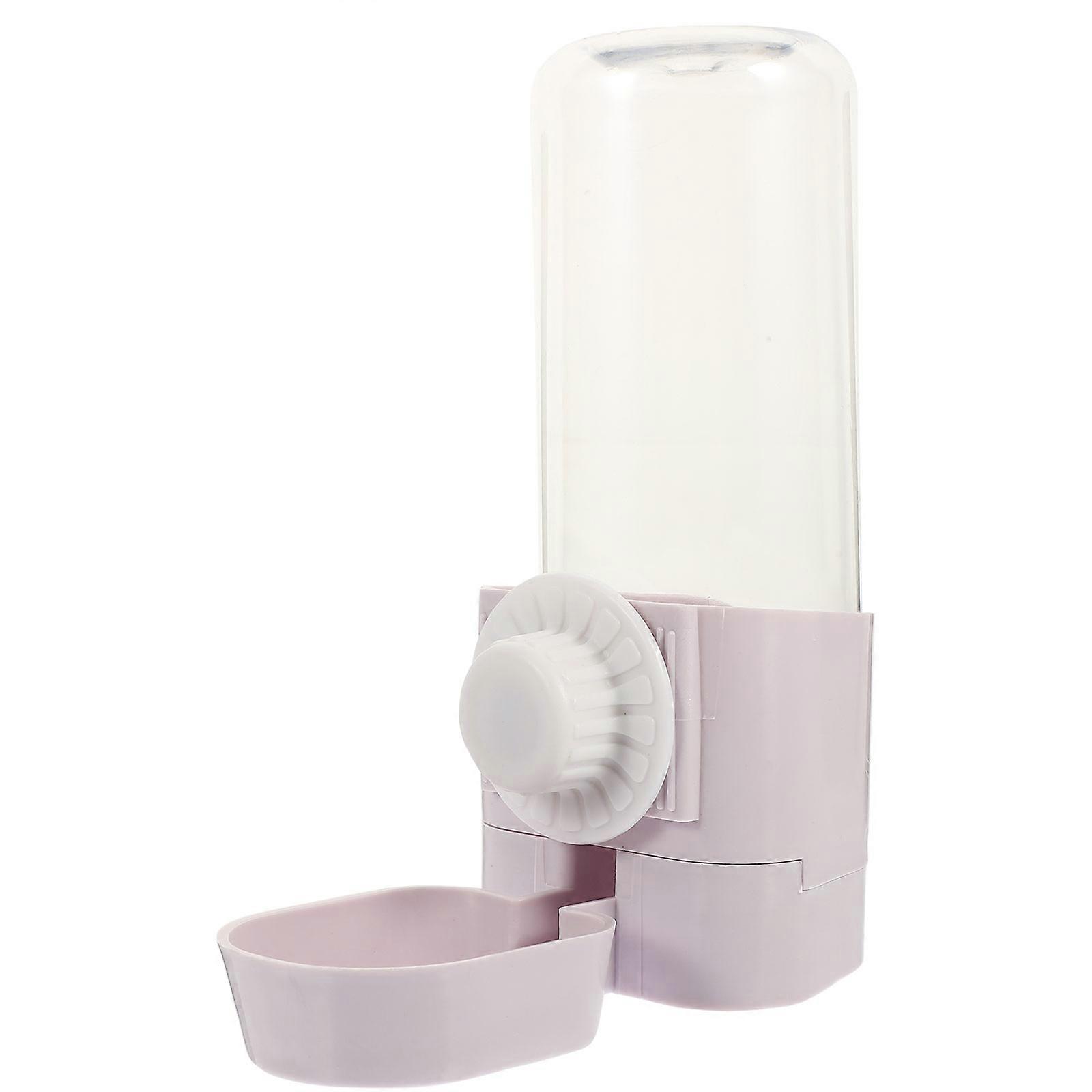 Cage Water Dispenser Pet Water Bottle Leak Proof For Home Use Purple 1Pack