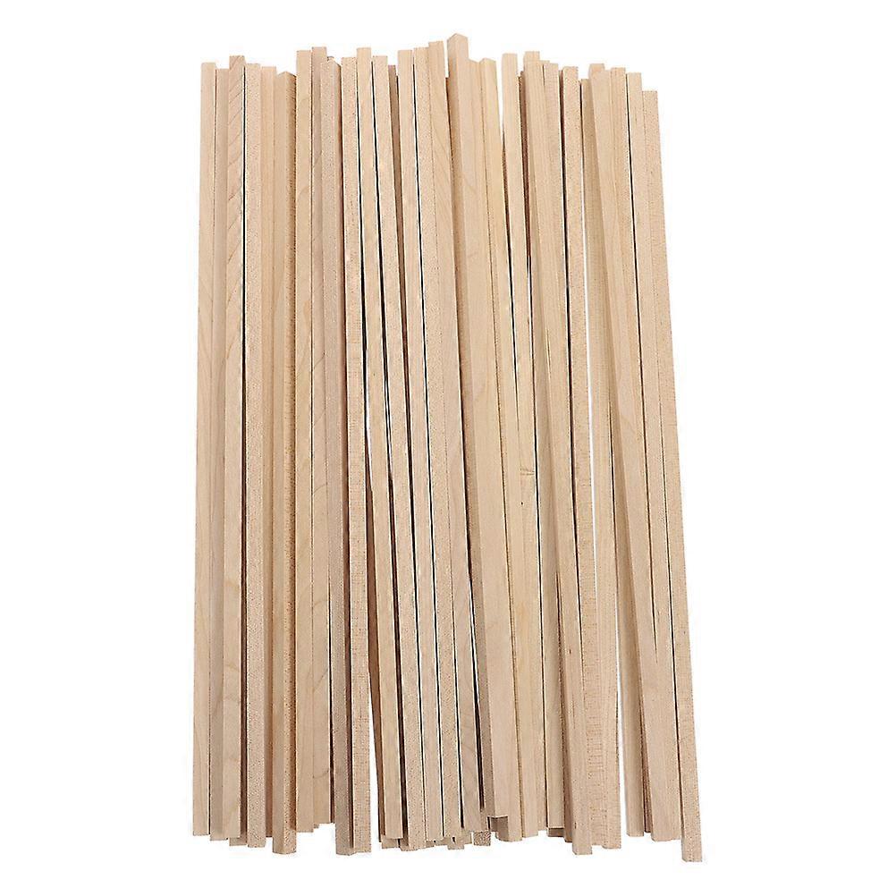 Diy Material Wooden Stick Art Projects Craft Activities Wood 0.6X0.6X30CM 30Pcs