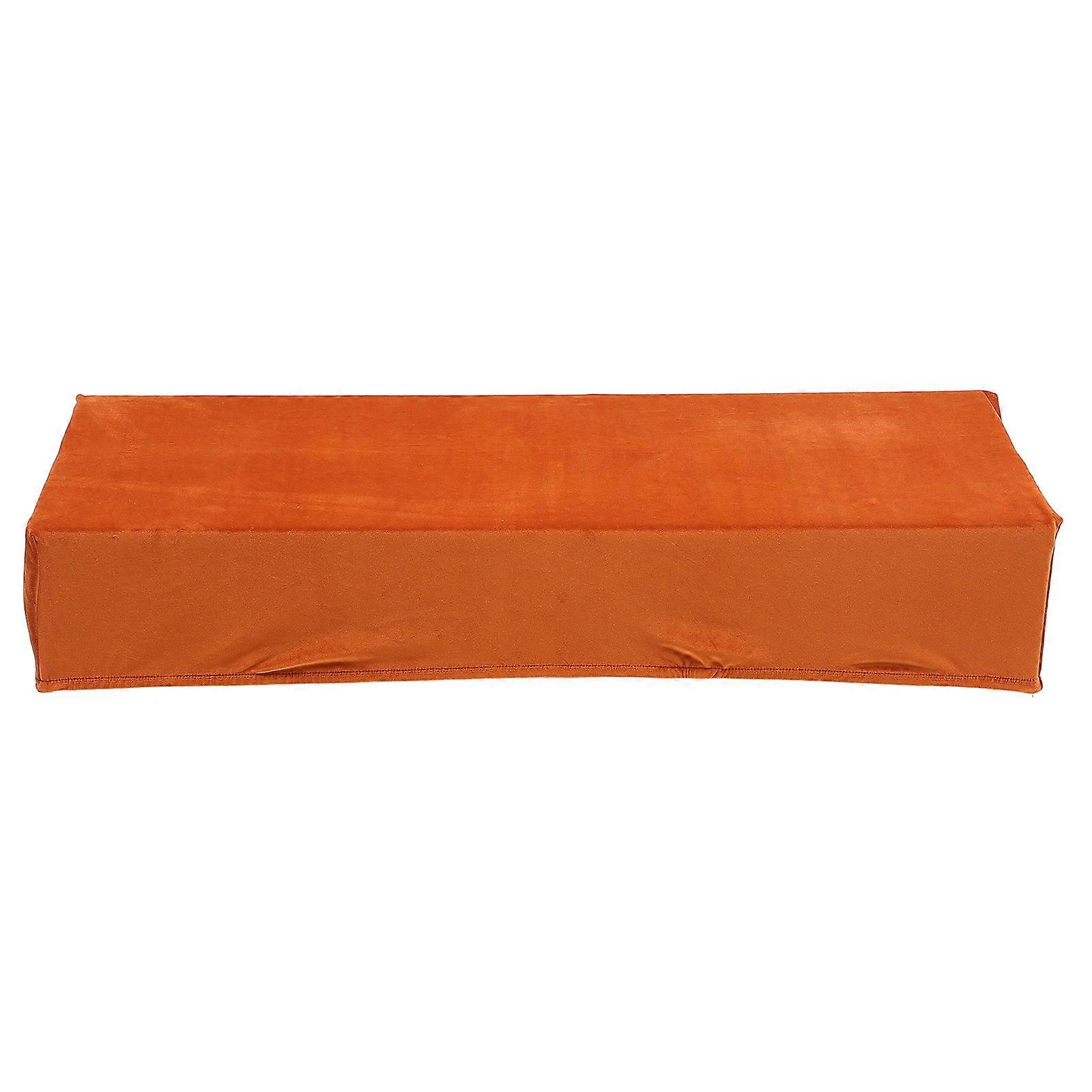 Elastic Piano Cover Keyboard Accessory Anti-Dust Water-Resistant Rectangular Polyester Coffee 83.00X35.00X0.20CM 1Pack