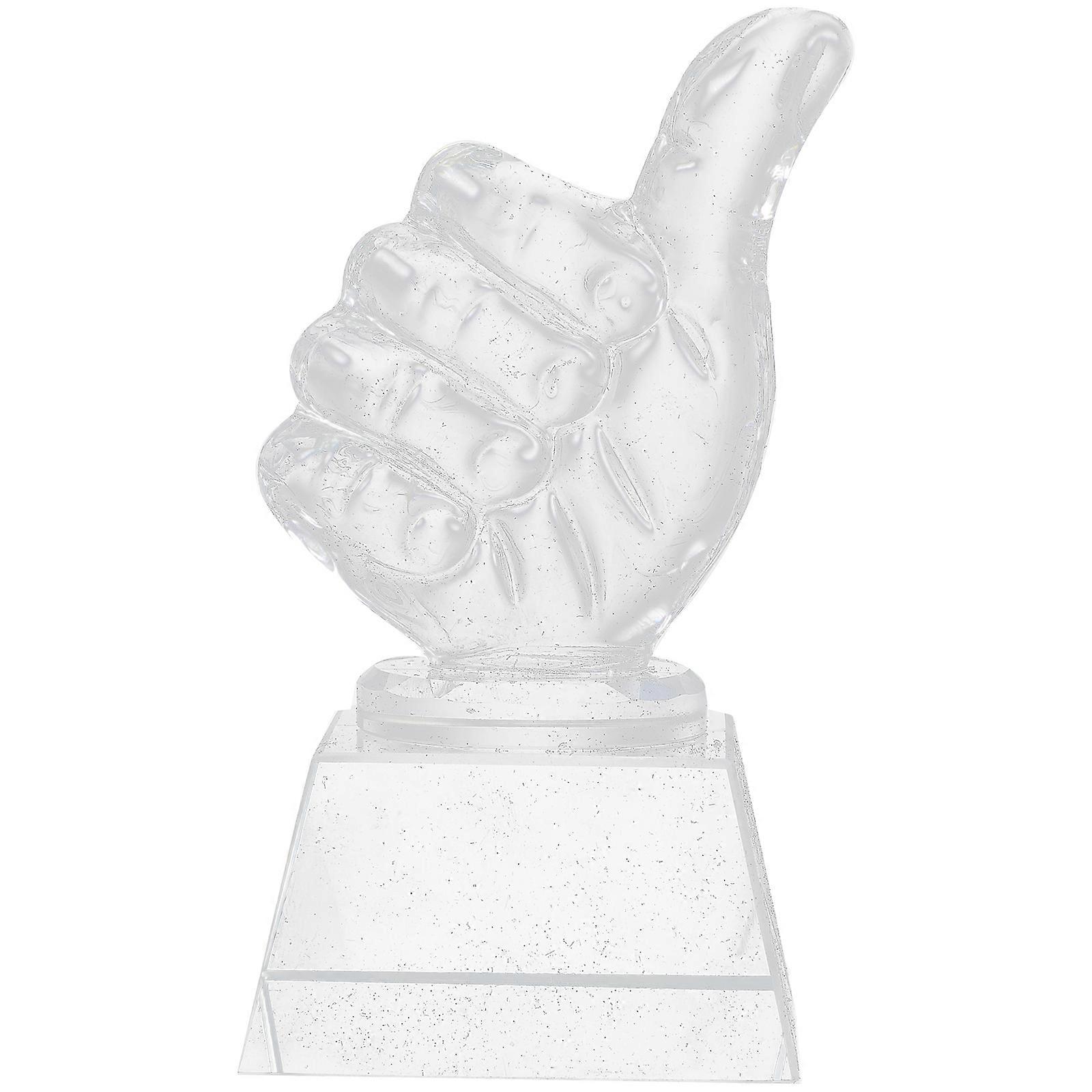 Trophy Model Thumb Shaped Trophy For Children Trophy Decor 1Set