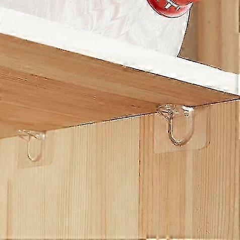 [16 pieces] self-adhesive cabinet floor support, reinforced Adhesive for shelf support, shelf support without drilling, floor support, shelf support