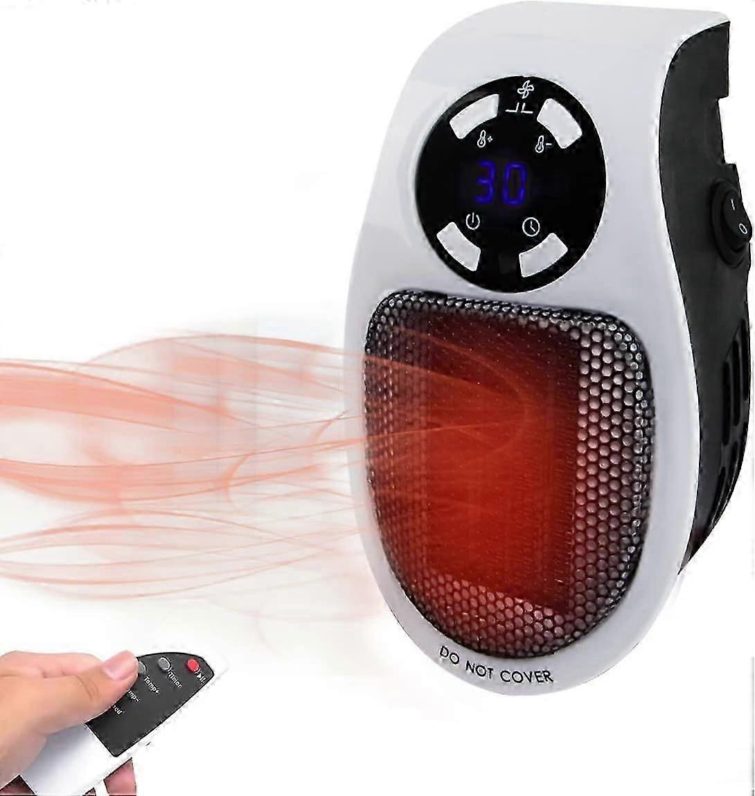 Elektrische Mini-Luftheizung - 500W LED-Display Überhitzungsschutz