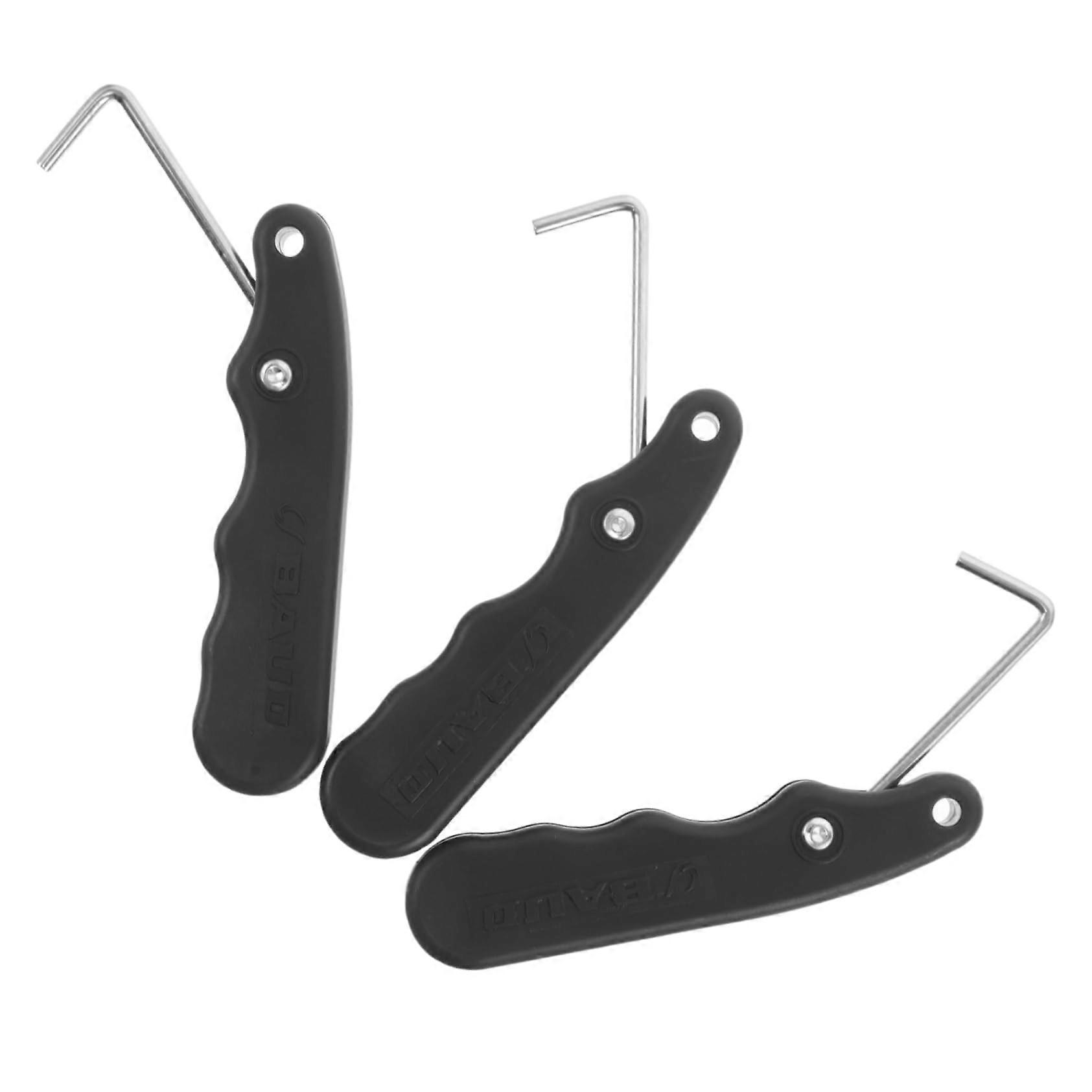 3 Pieces Foldable Shoelace Accessories for Ice Skates Shoelace Tightener for Hockey and Figure Skates for On the Go