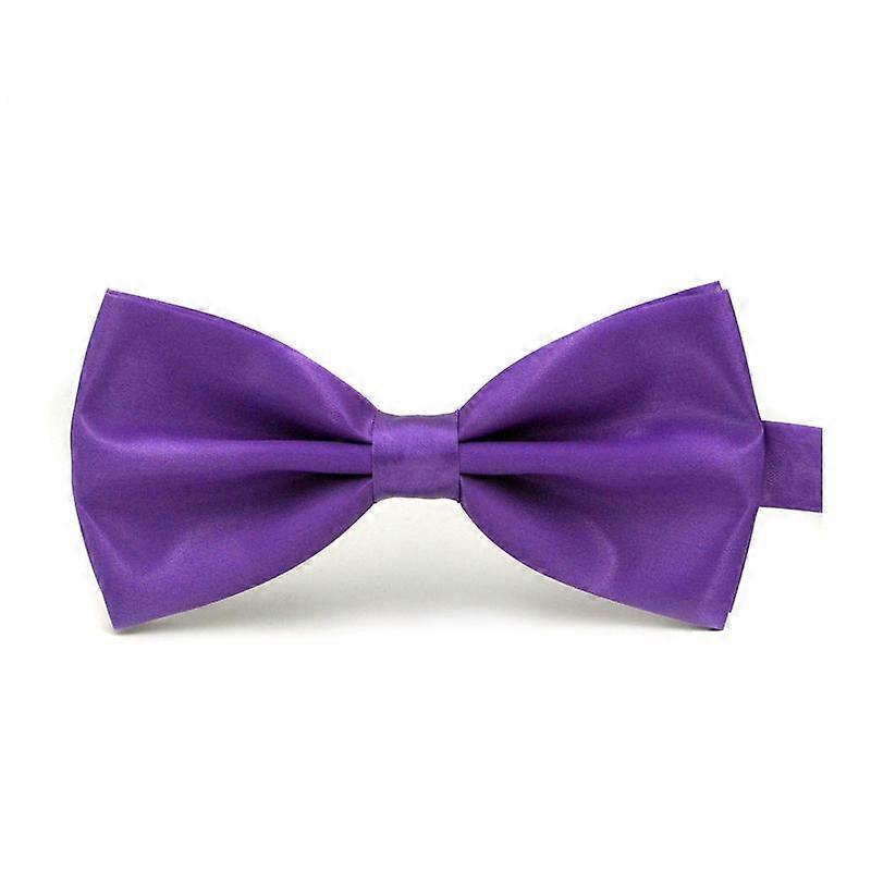 Double Bow Tie Men's Solid Shiny Casual Adult Multi Multi Colours