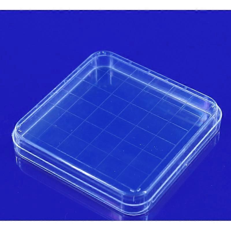 10 transparent petri dishes with lids, tissue culture plate for lab science experiments