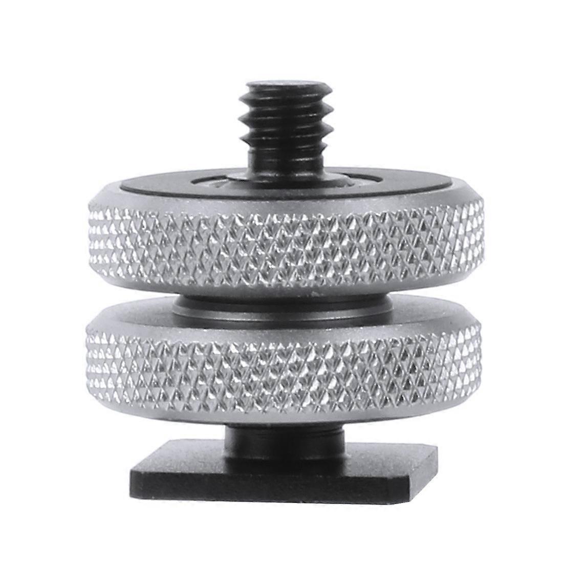 2 Pcs Camera Flash Bracket to 1/4\"-20 Tripod Screw Adapter Flash Bracket