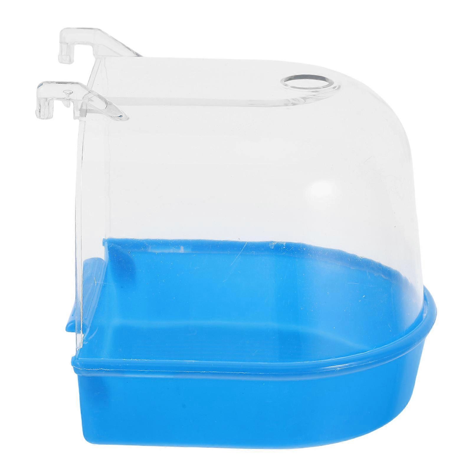 Portable Parrot Bath Tub for Cage – Easy to Clean, Comfortable Bird Bathing for Small Birds, Versatile Installation for Parakeets and Budgies