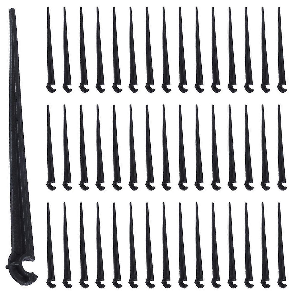 250Pcs C-Shaped Garden 4 / 7mm Drip Irrigation Pipe Bracket Bracket Fixed Rod Drip Irrigation Irriga
